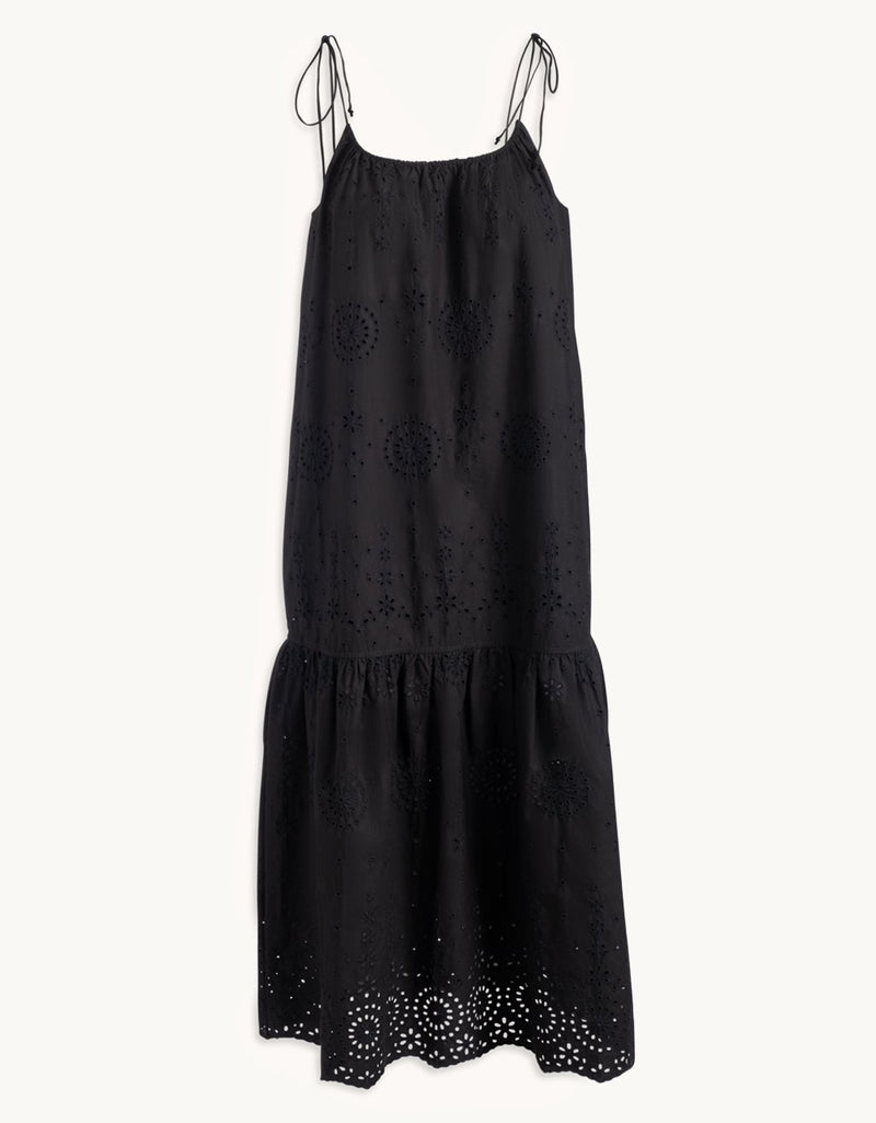 Unsubscribed Embroidered Poplin Dress