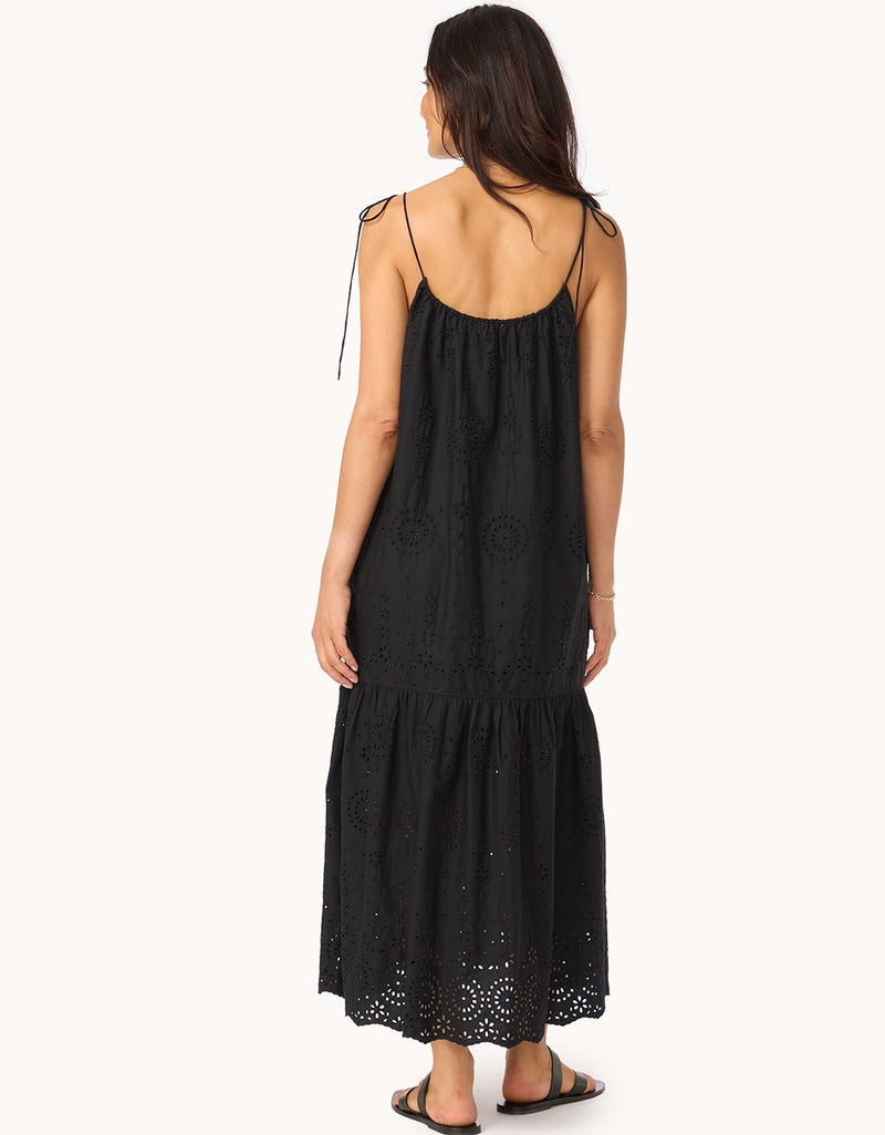 Unsubscribed Embroidered Poplin Dress