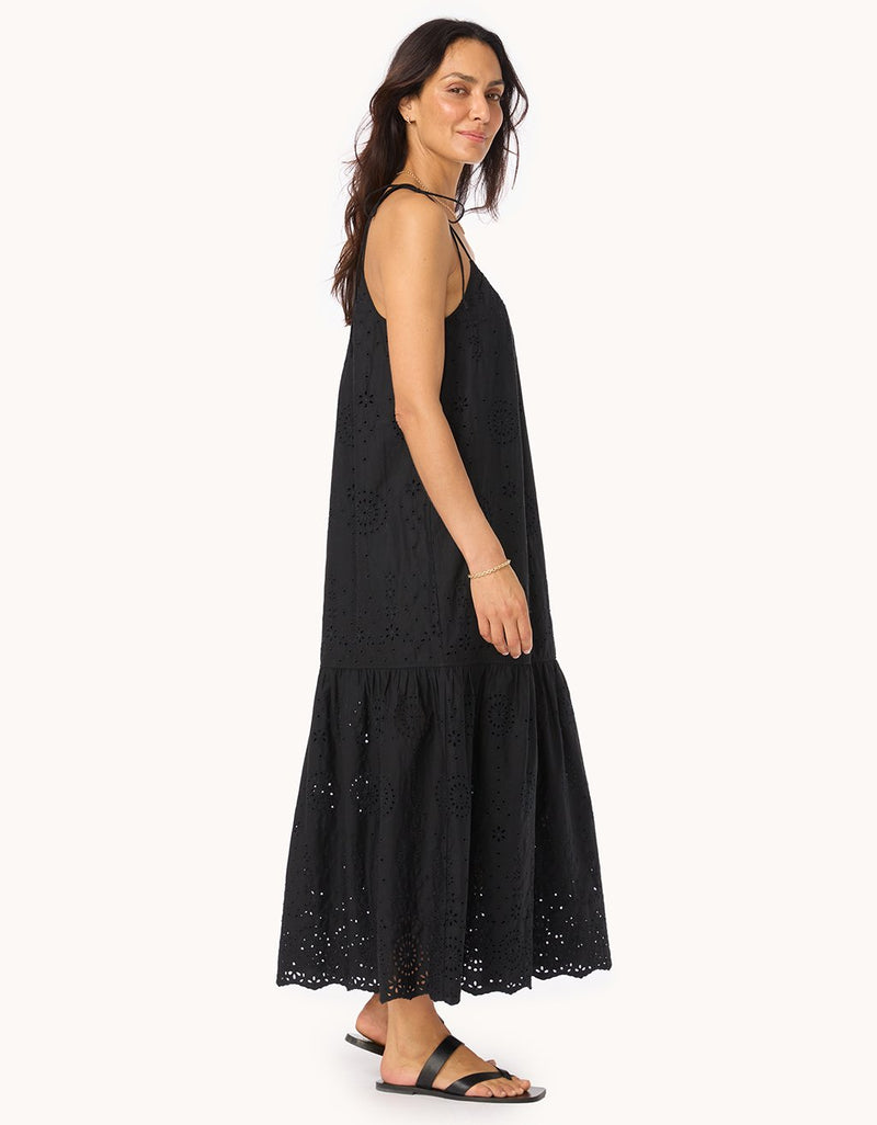 Unsubscribed Embroidered Poplin Dress