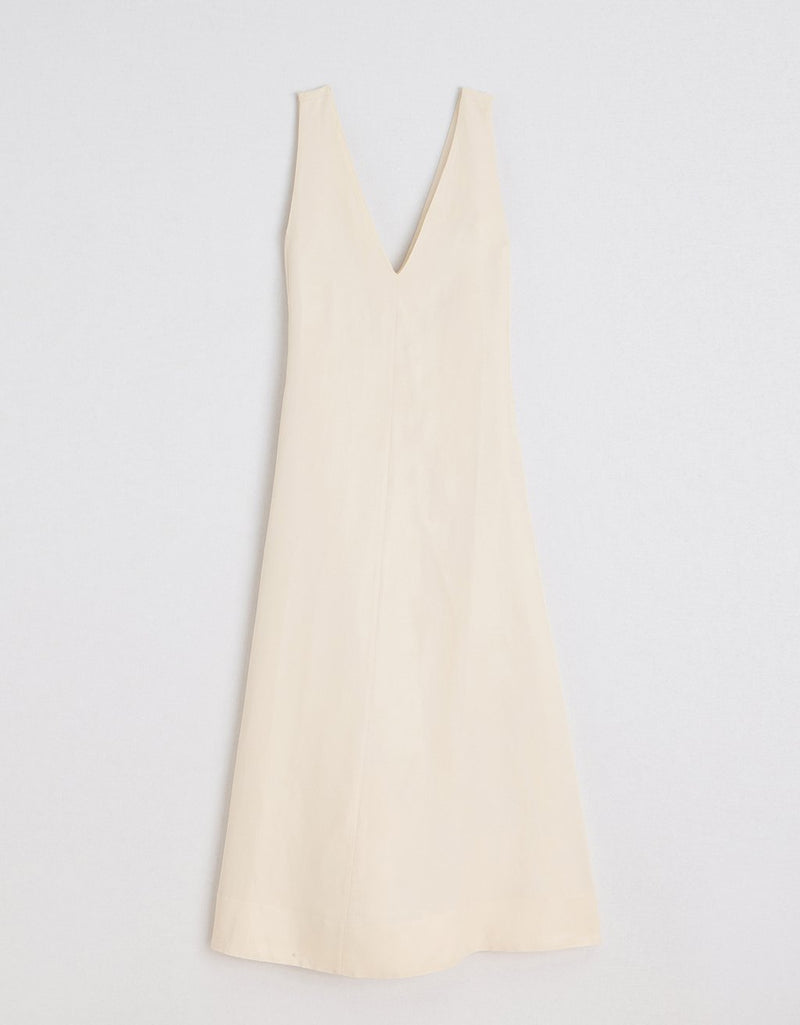 Unsubscribed V-Neck Midi Dress