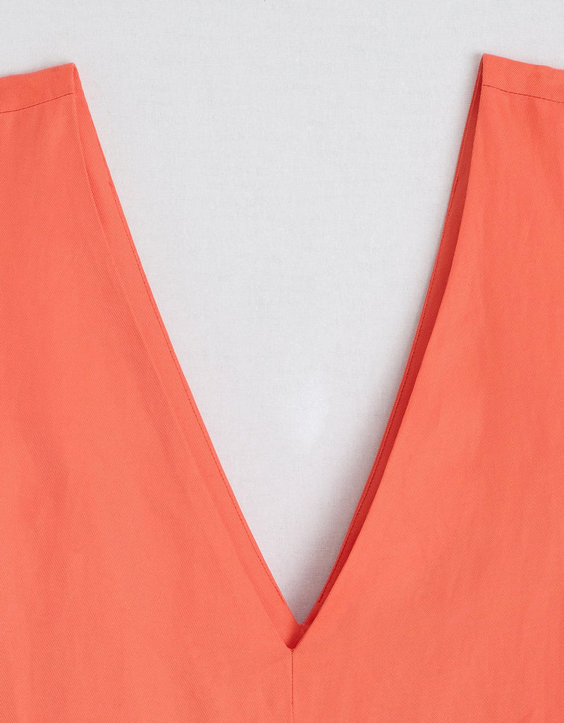 Unsubscribed V-Neck Midi Dress