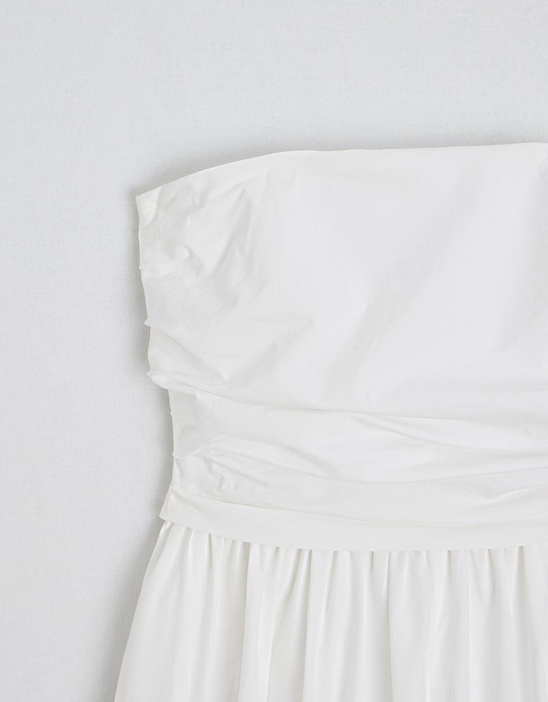 Unsubscribed Strapless Cotton Dress