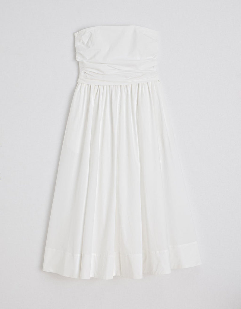 Unsubscribed Strapless Cotton Dress