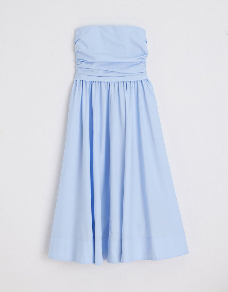 Unsubscribed Strapless Cotton Dress