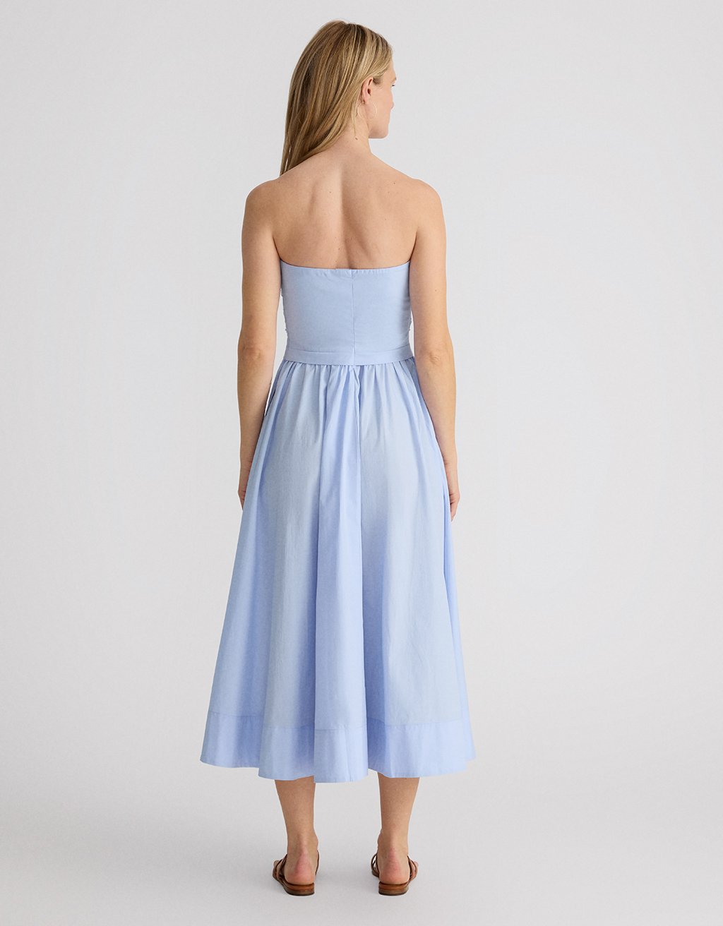 Unsubscribed Strapless Cotton Dress