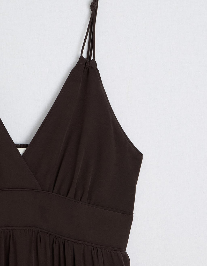 Unsubscribed Silk Maxi Dress
