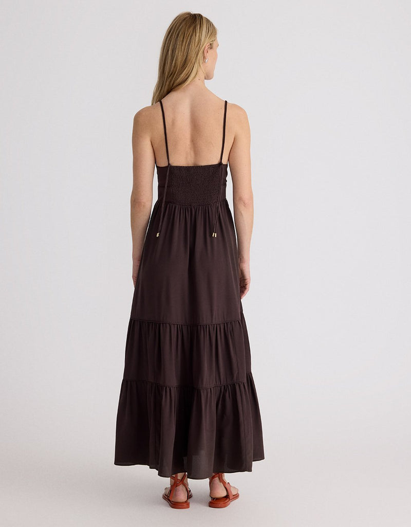 Unsubscribed Silk Maxi Dress