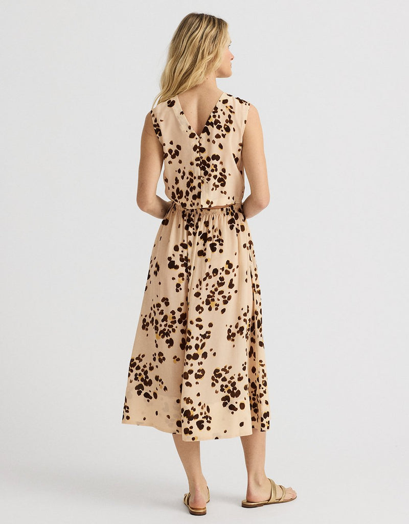 Unsubscribed Printed Silk Dress