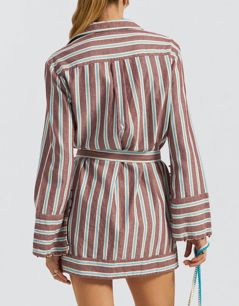 Ilio Nema Sisyphus Serifos Stripe Dress