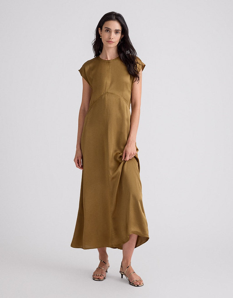 Unsubscribed Satin Dress