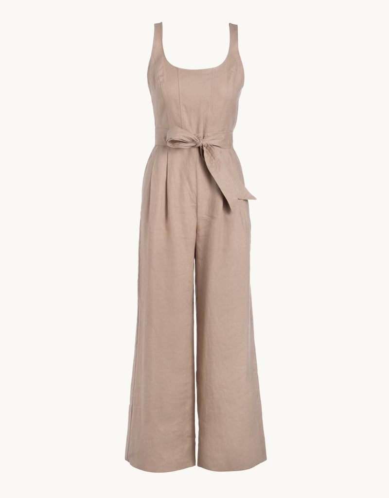 unsubscribed linen jumpsuit