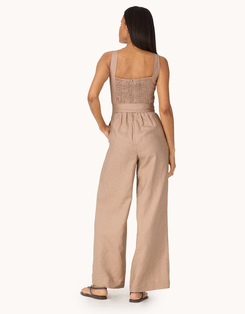 unsubscribed linen jumpsuit