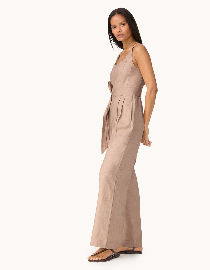 unsubscribed linen jumpsuit
