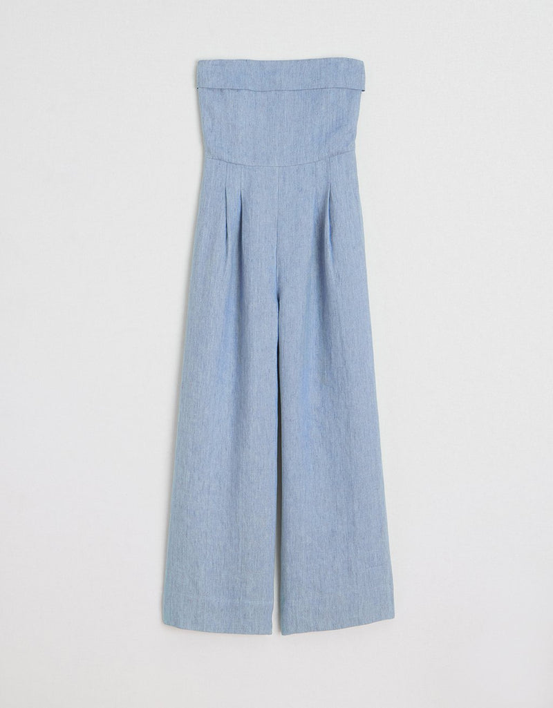 Unsubscribed Strapless Jumpsuit