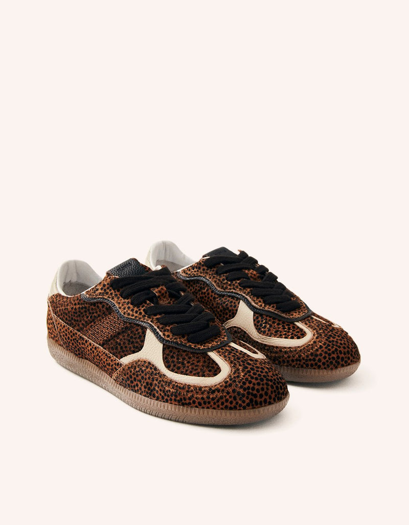 alohas rife soft tan leather sneaker