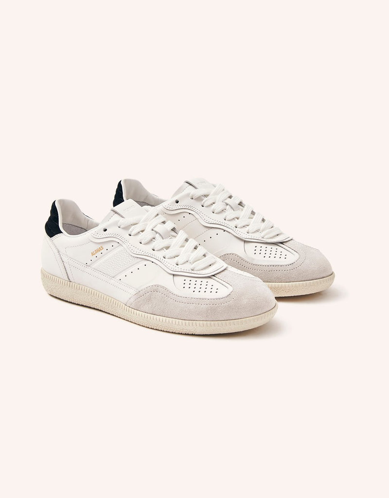 alohas black leather sneaker