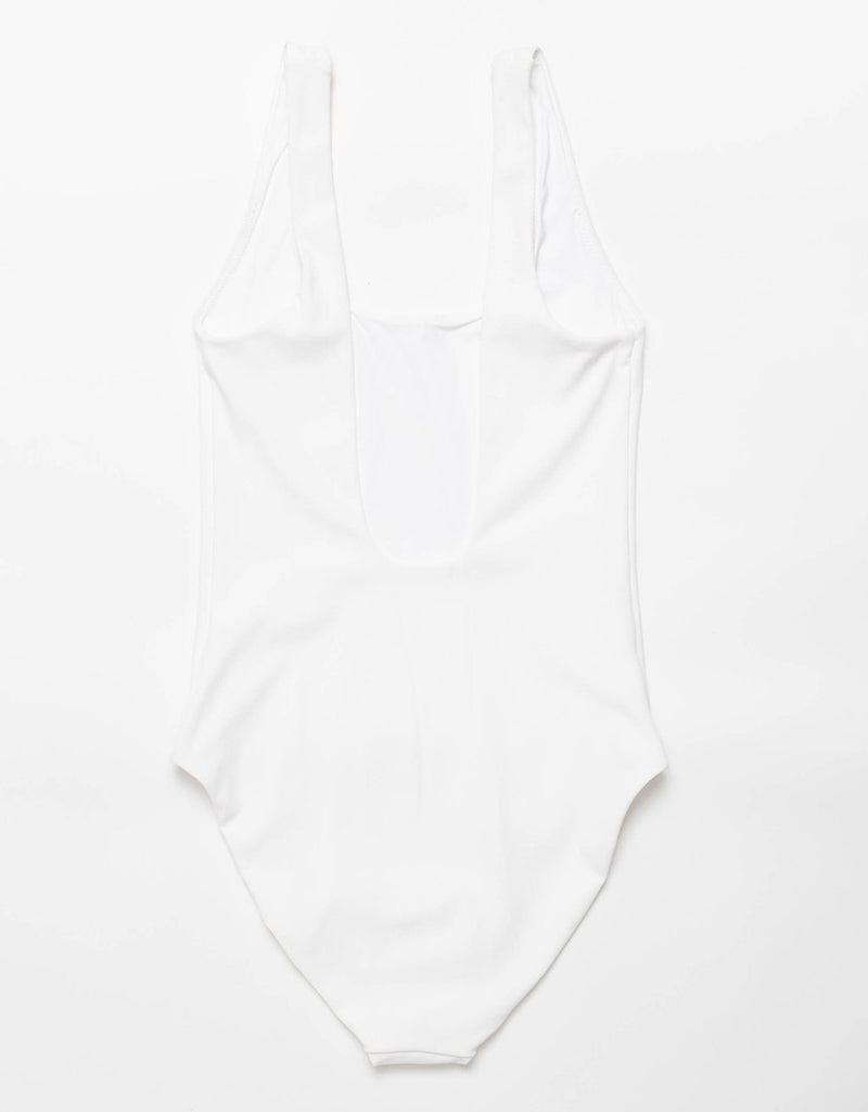 unsubscribed recycled crepe scoop one piece