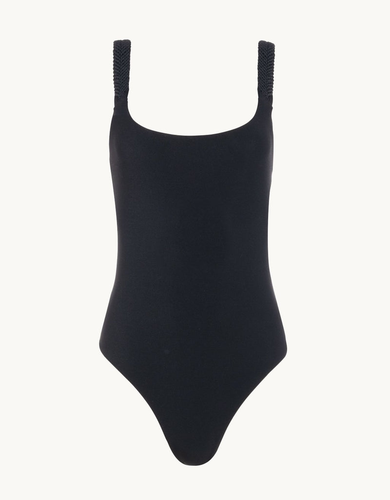 unsubscribed recycled crepe macrame one piece