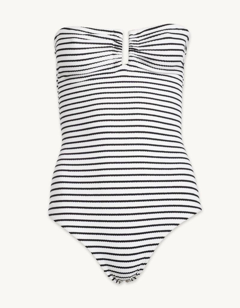 unsubscribed riviera stripe one piece