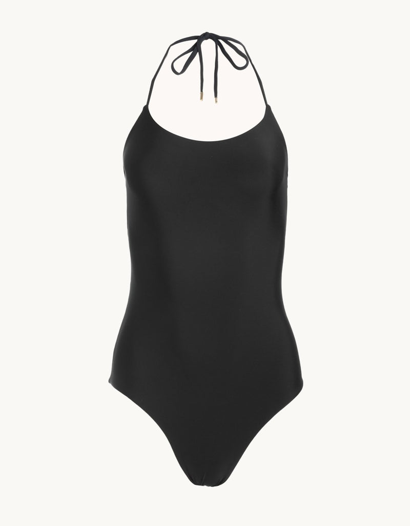 Unsubscribed Scoopneck Halter One Piece