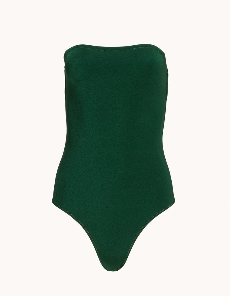 Unsubscribed Shimmer Strapless One Piece