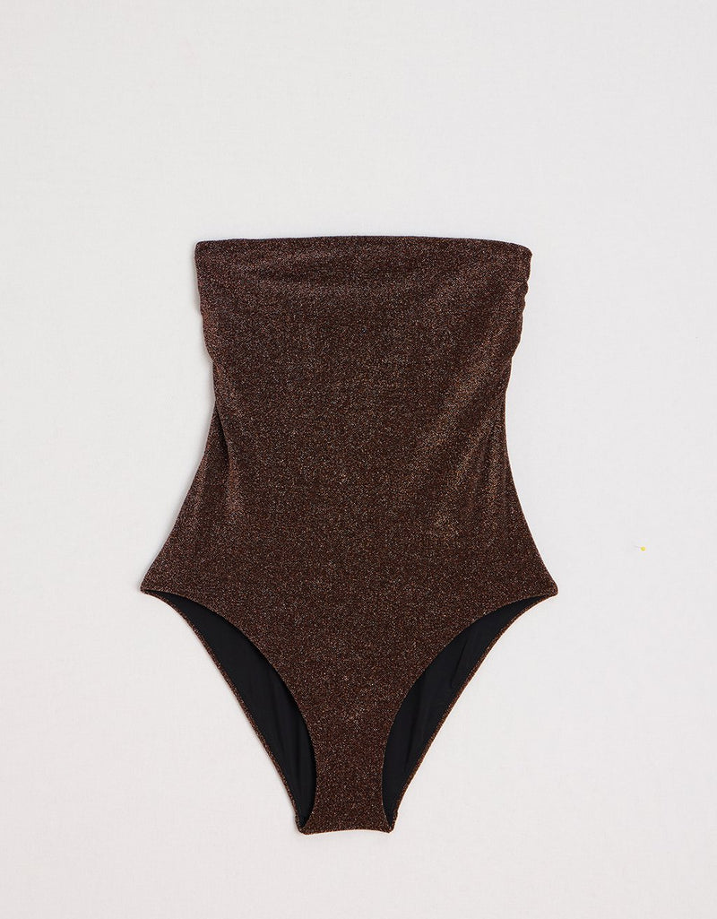 Unsubscribed Textured Metallic One Piece