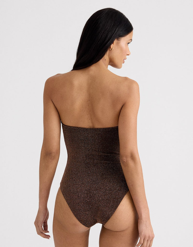 Unsubscribed Textured Metallic One Piece