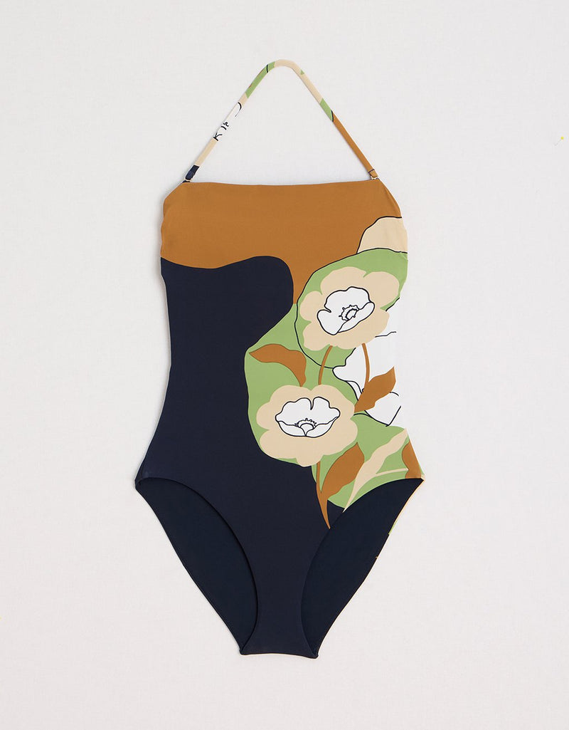 Unsubscribed One Piece in Scarf Print