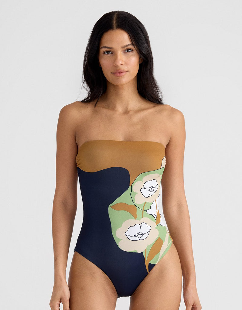 Unsubscribed One Piece in Scarf Print