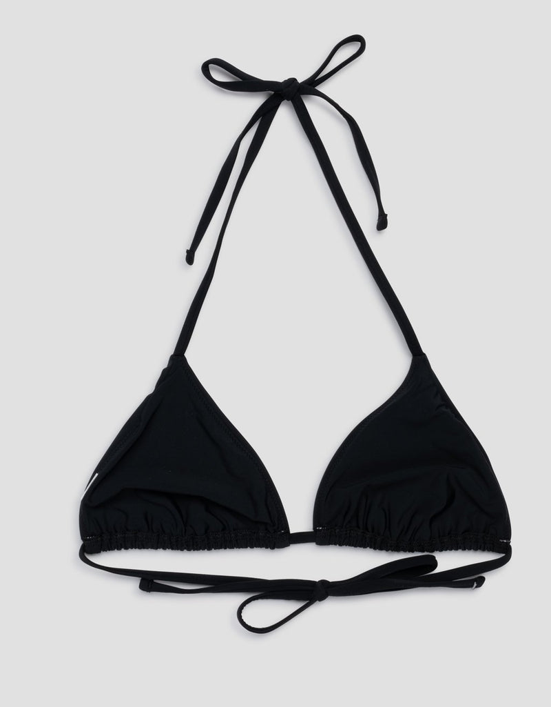 unsubscribed recycled nylon triangle bikini top