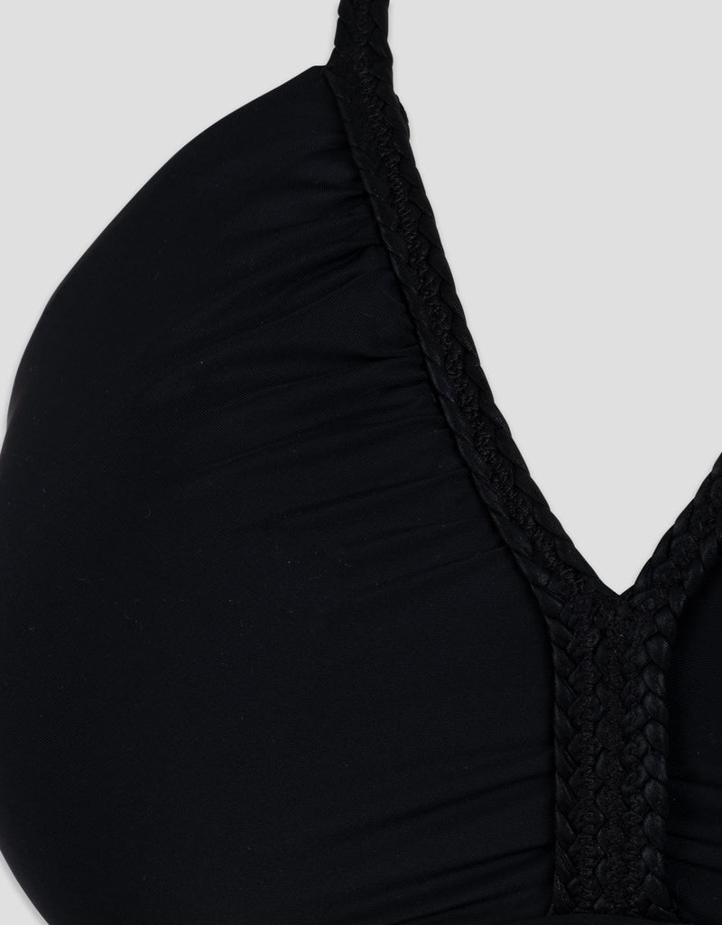 unsubscribed braided bandeau bikini top