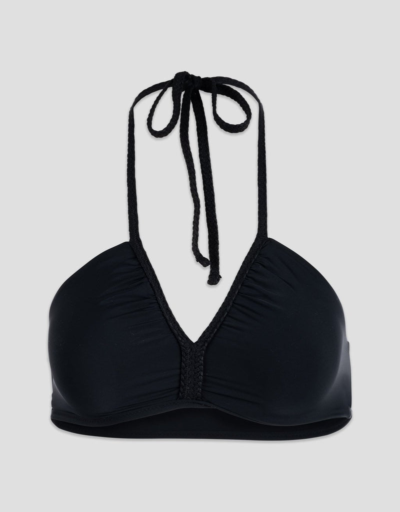 unsubscribed braided bandeau bikini top