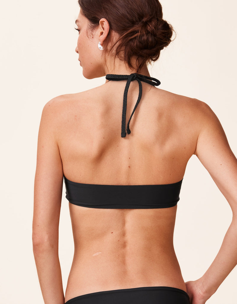 unsubscribed braided bandeau bikini top