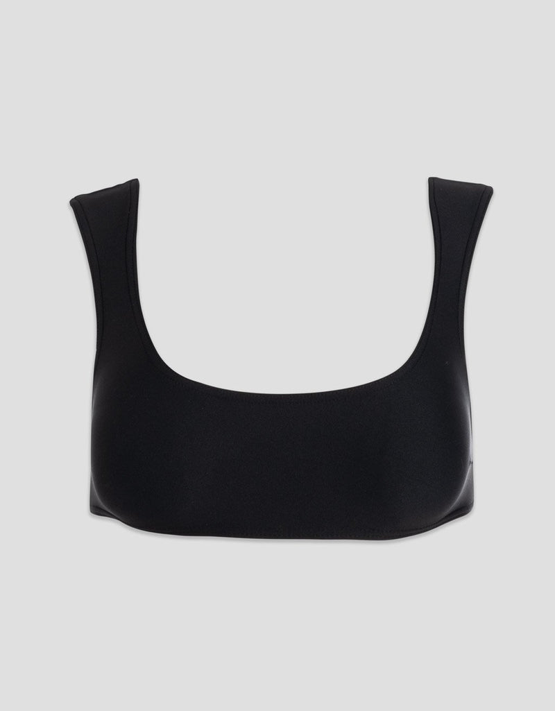 unsubscribed double knit cap sleeve bikini top