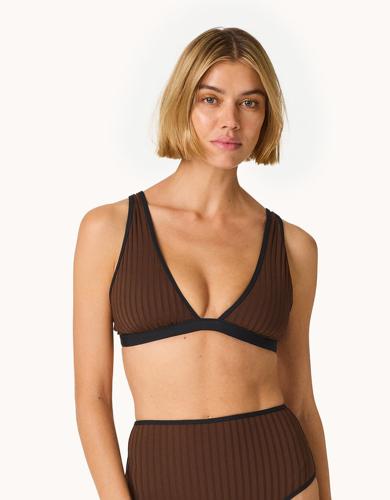 Unsubscribed Ribbed Bikini Top