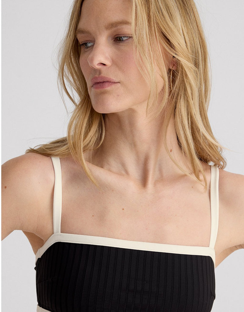 Unsubscribed Recycled Nylon Tipped Bikini Top