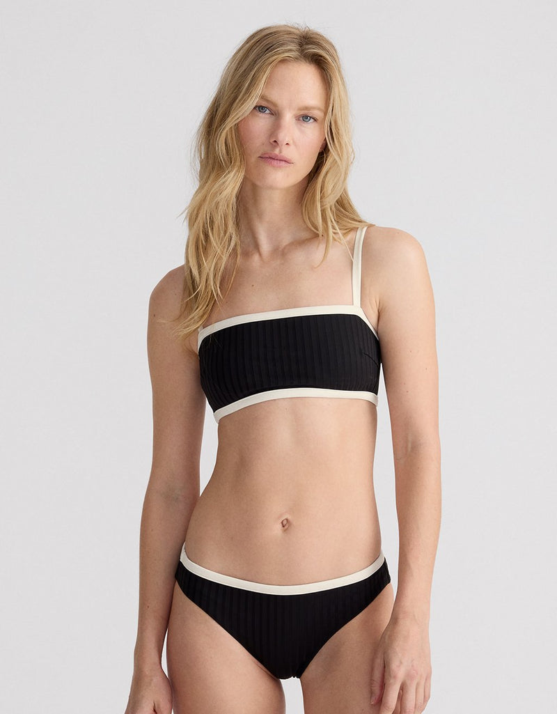 Unsubscribed Recycled Nylon Tipped Bikini Top