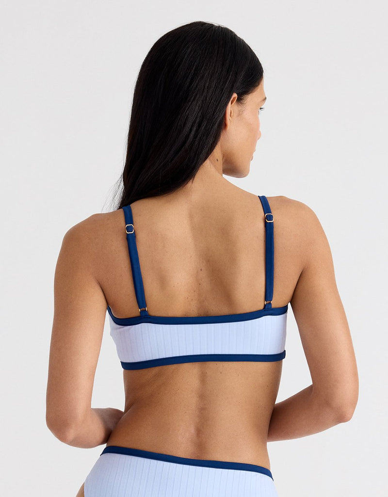 Unsubscribed Recycled Nylon Tipped Bikini Top