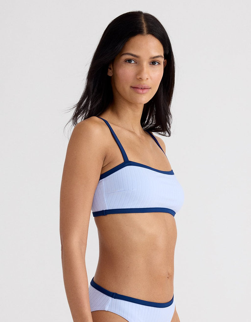 Unsubscribed Recycled Nylon Tipped Bikini Top