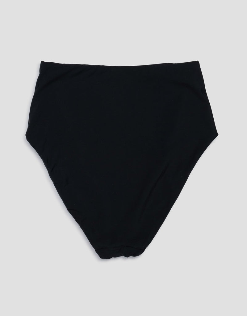 unsubscribed recycled nylon high waisted bikini bottom