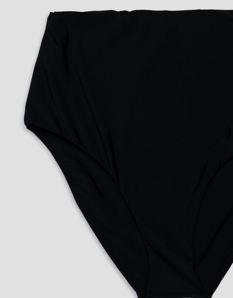 unsubscribed recycled nylon high waisted bikini bottom