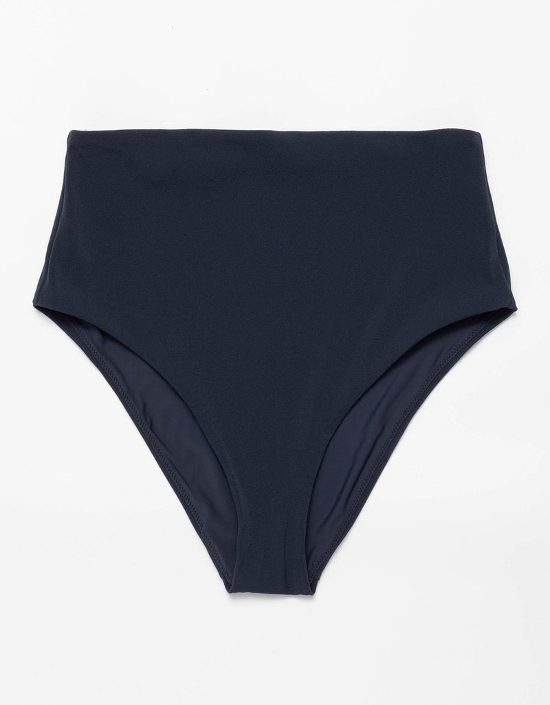 unsubscribed recycled crepe high waisted bikini bottom