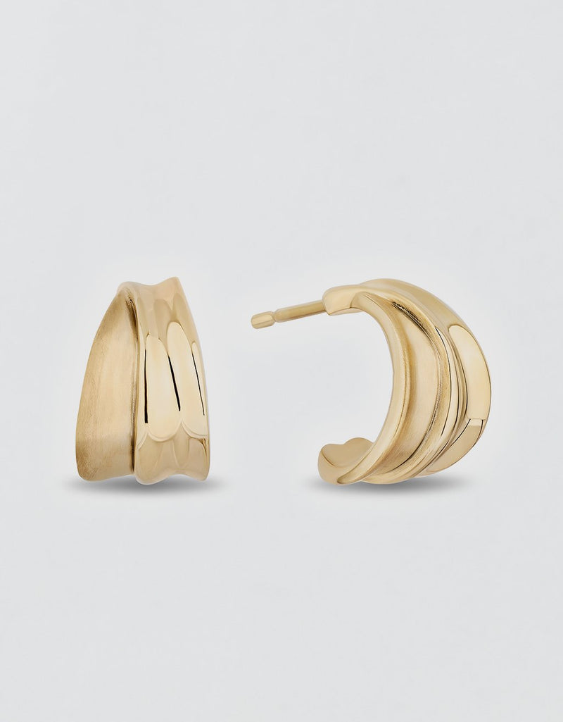 mason and books ribbon wrap lobe cuff