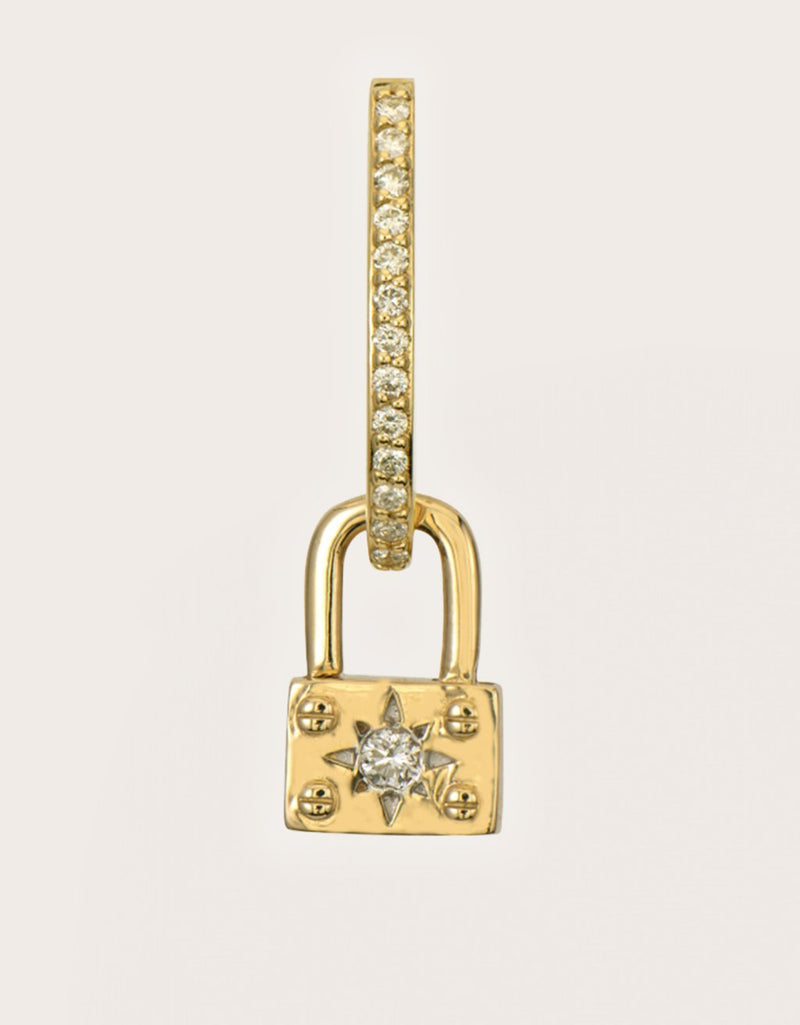 three stories Unlock Love Starburst Charm
