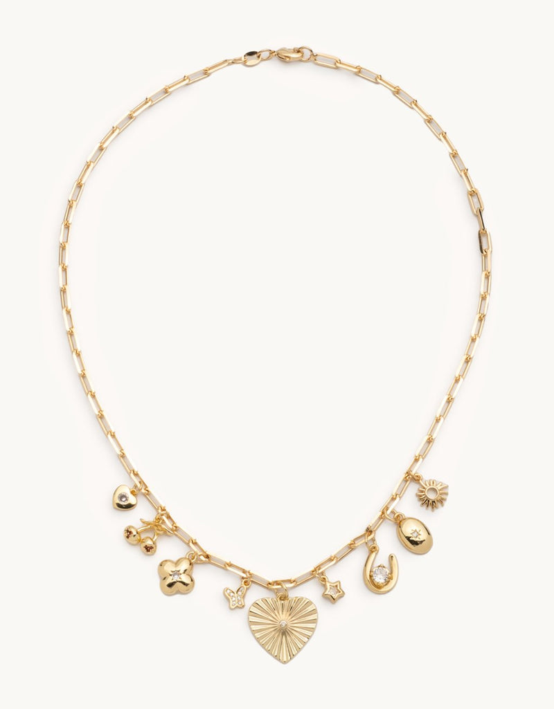 alexa leigh gold charm necklace
