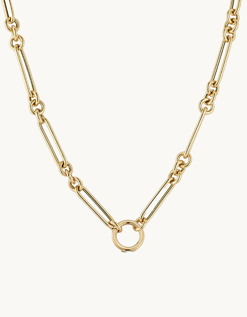 ef collection mixed chain enhanced necklace