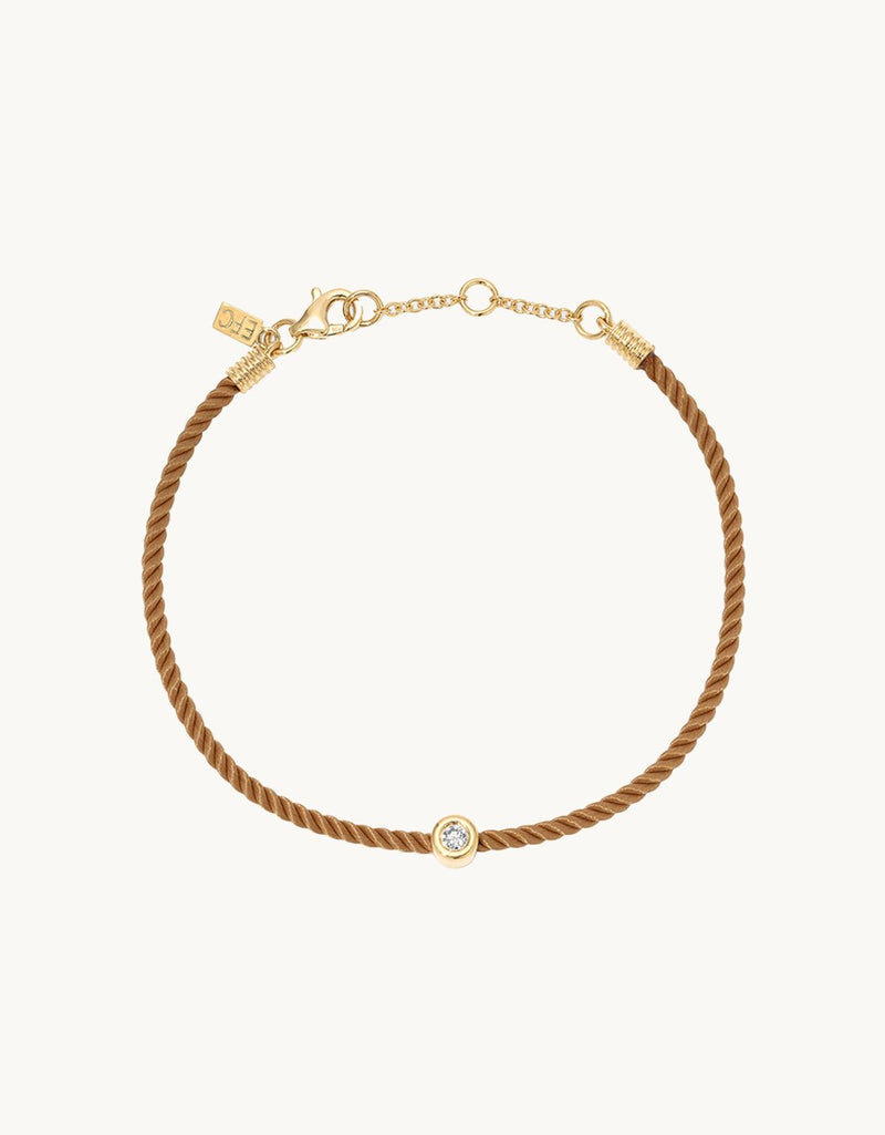 ef collection diamond pillow cord bracelet