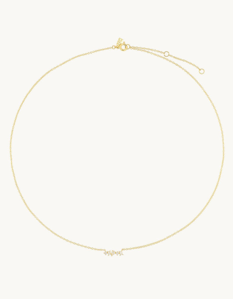 ef collection multifaceted mini bar necklace