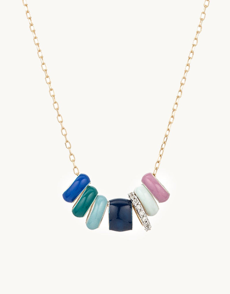 Adina Reyter Bead Party Sea Mist Necklace