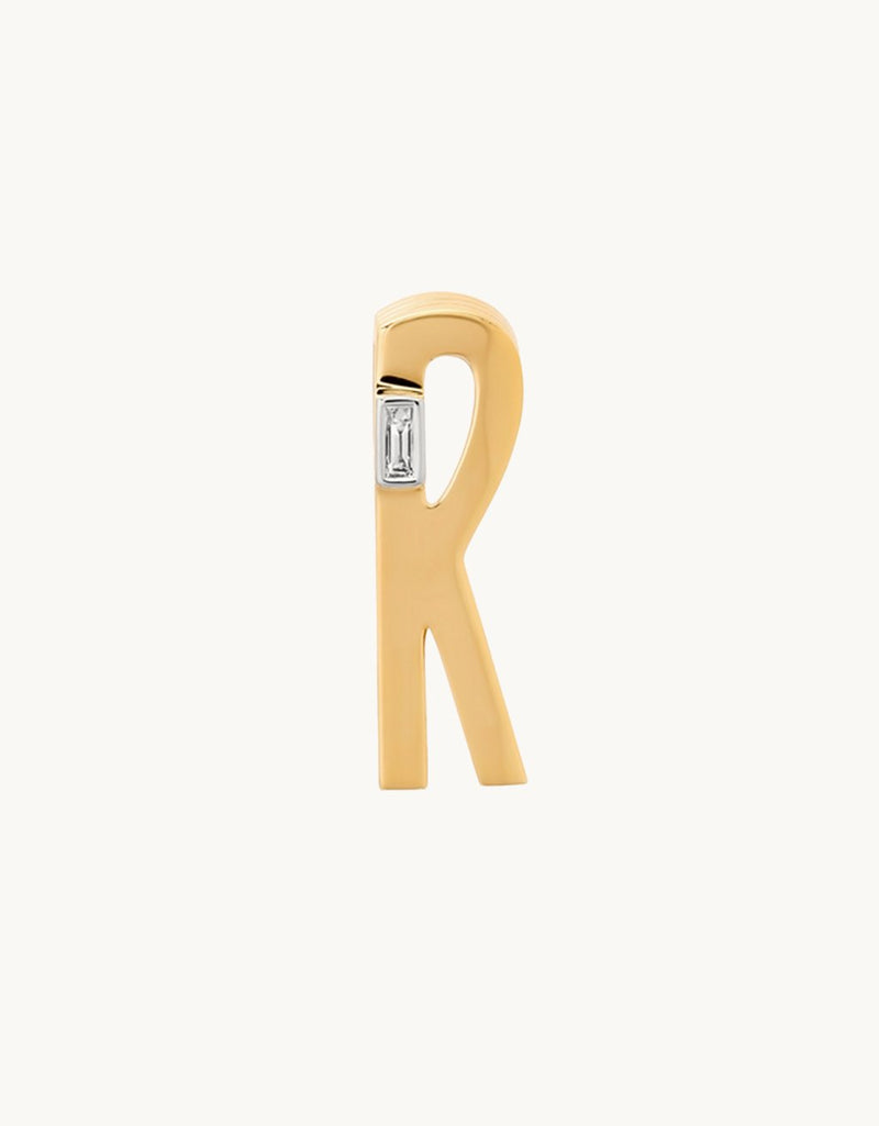 helena rose slide on ribbed chunky r initial